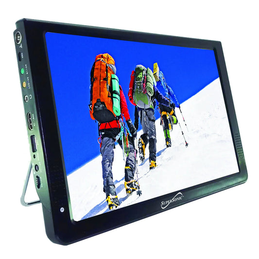 Supersonic 12" Portable Digital LED TV with USB & SD Inputs Supersonic