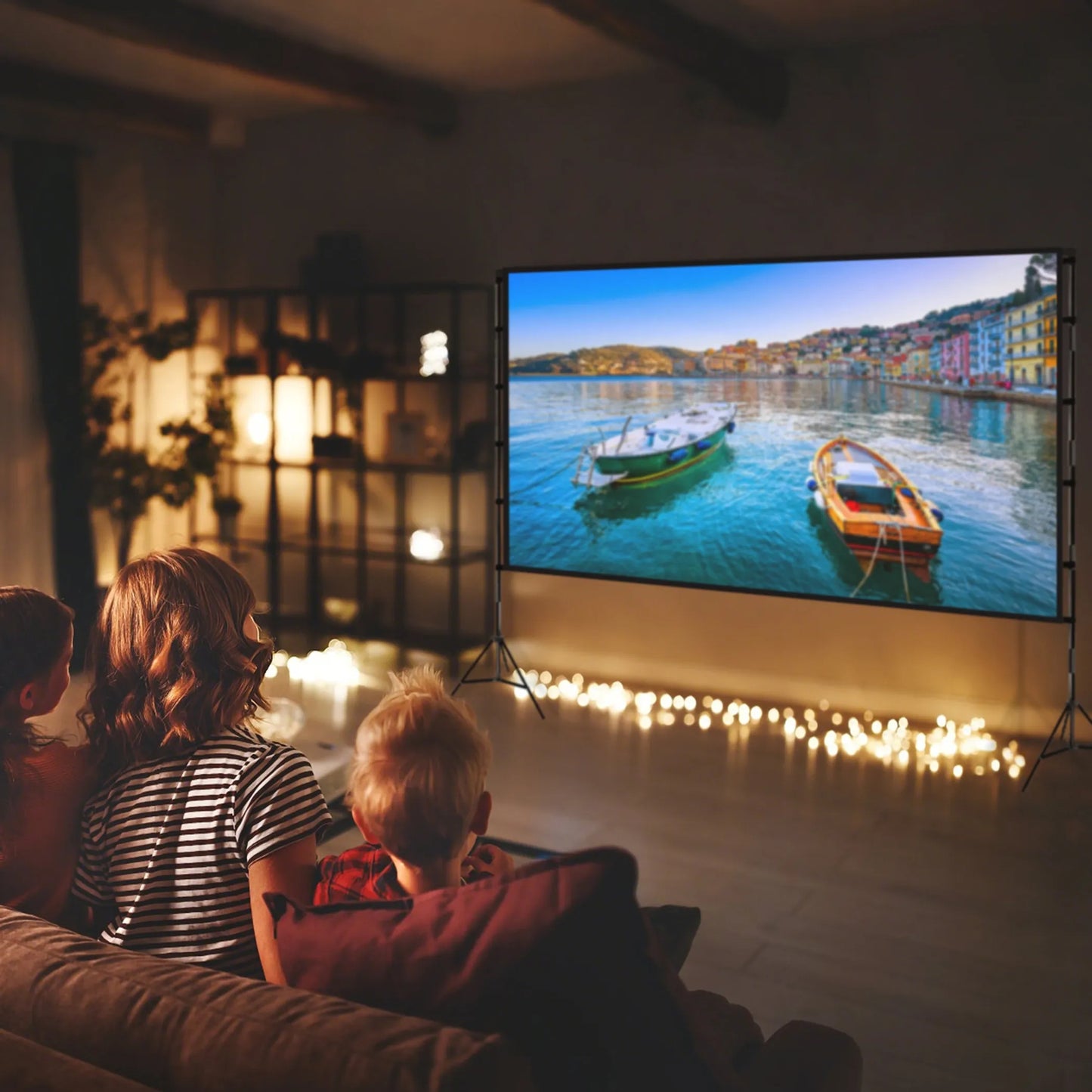 Linx 120" Portable Projector Screen with Stand Linx Group