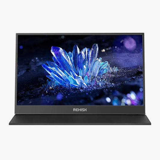 ReHisk RE-15.6FC - 15.6'' FHD 1080P Portable Monitor With Full Cover-0