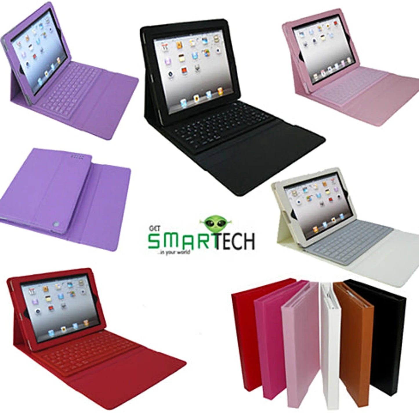 Vista Shops iPad Portfolio Case with Built-In Bluetooth Keyboard Vista Shops
