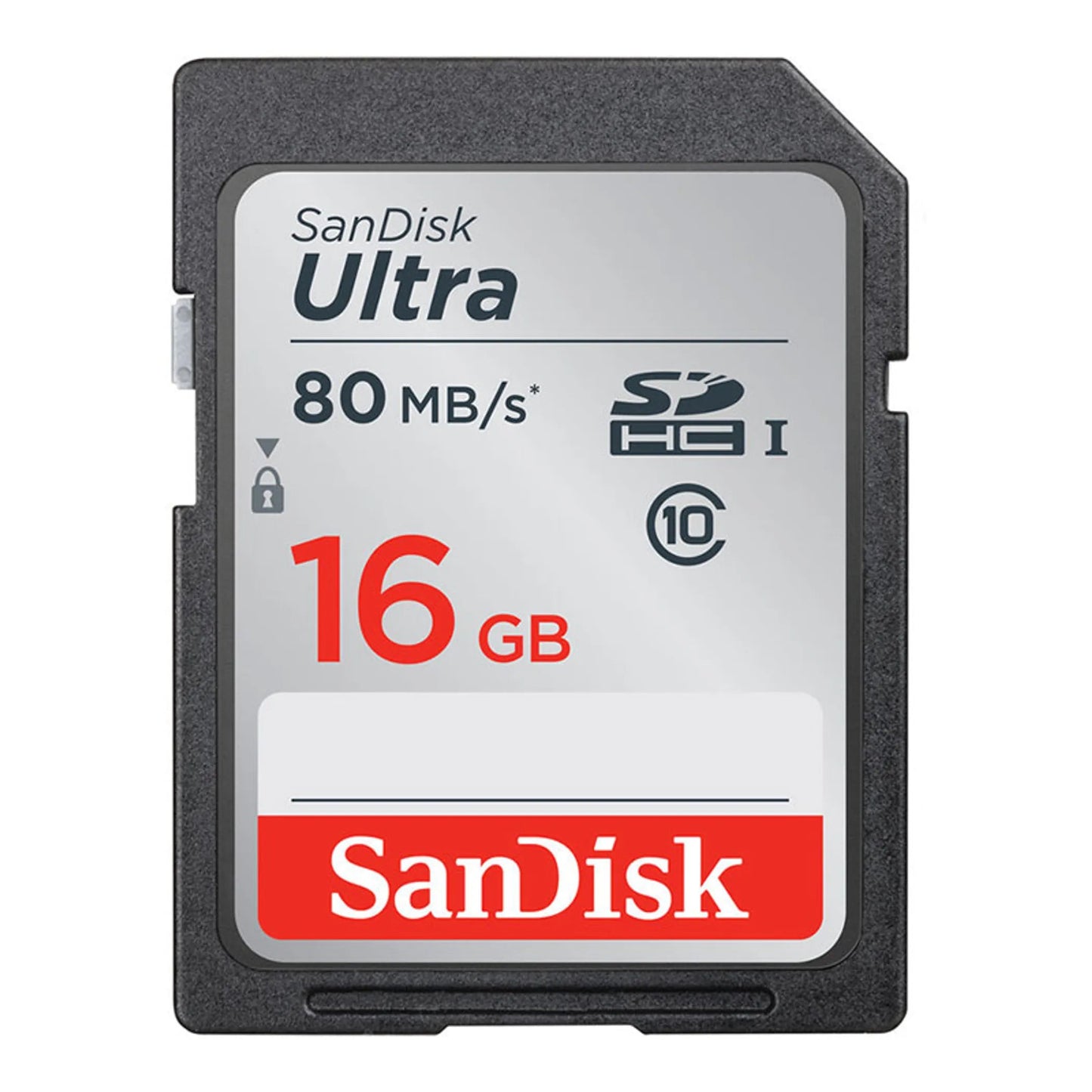 SanDisk Ultra SDHC Memory Card, 16GB, SDSDUNC-016G-AN6IN, Class 10/UHS-I, 80MB/S SanDisk