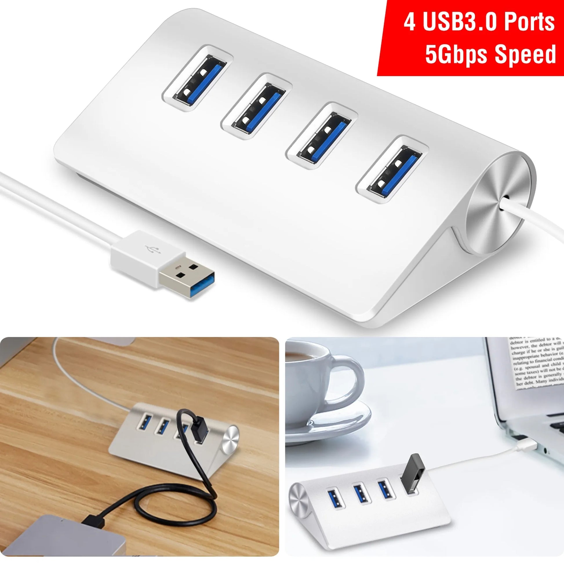 Linx Group Aluminum 4-Port USB 3.0 Expansion Hub Linx Group