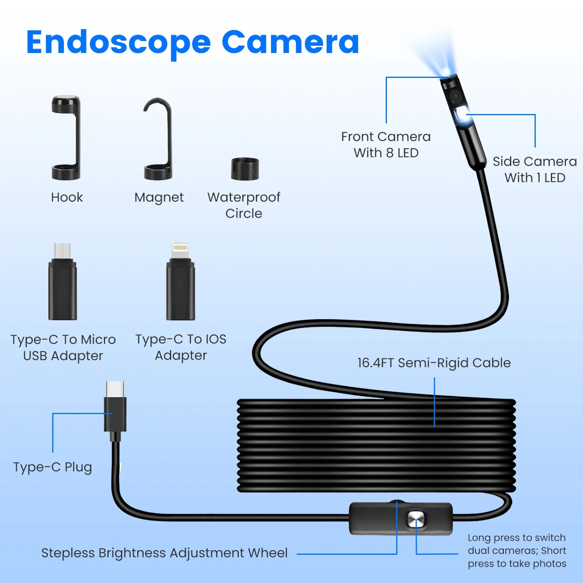 Linx 1920P HD Waterproof Endoscope Inspection Camera (IP67) Linx Group