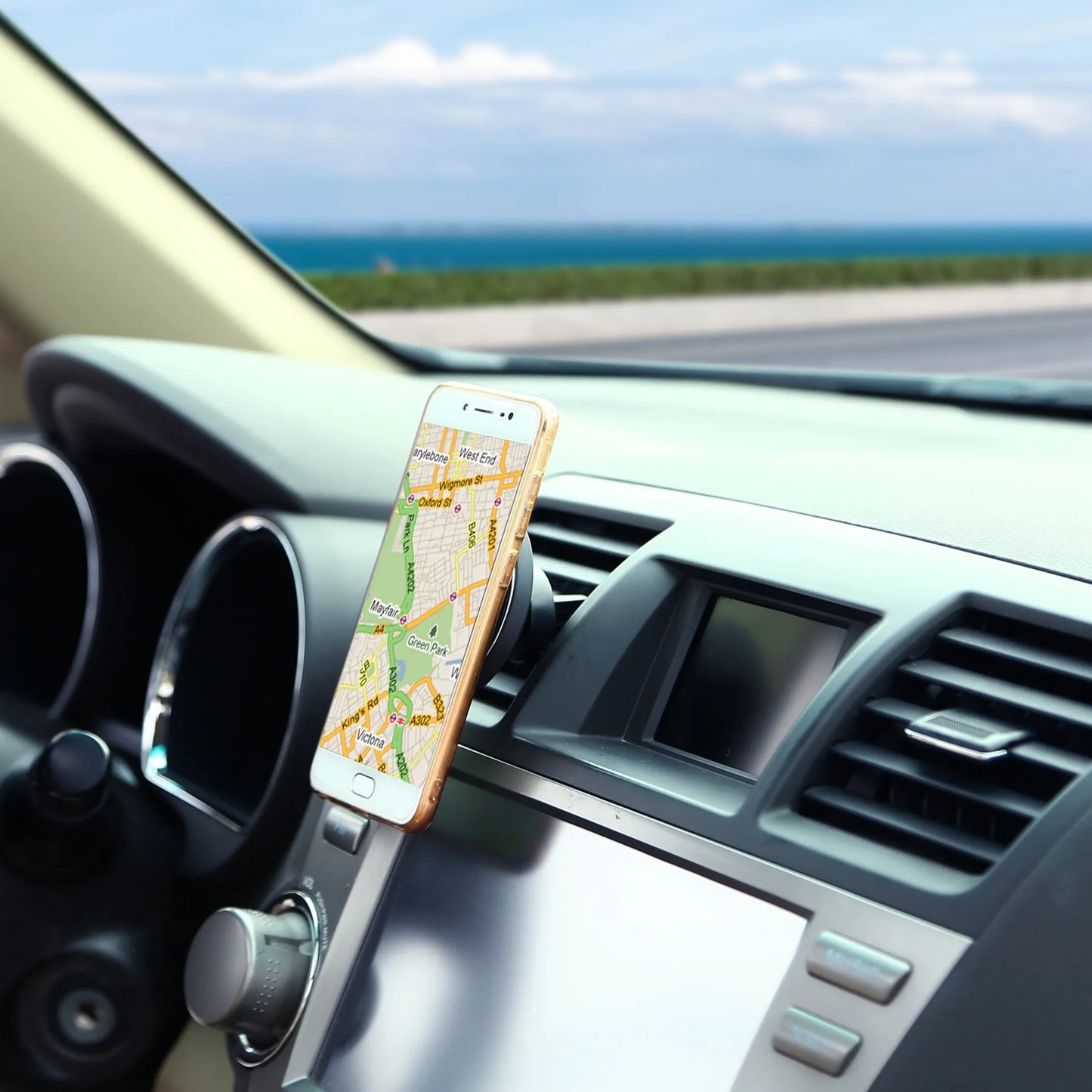 Qi Wireless Magnetic Car Charger with 360° Vent Mount Linx Group