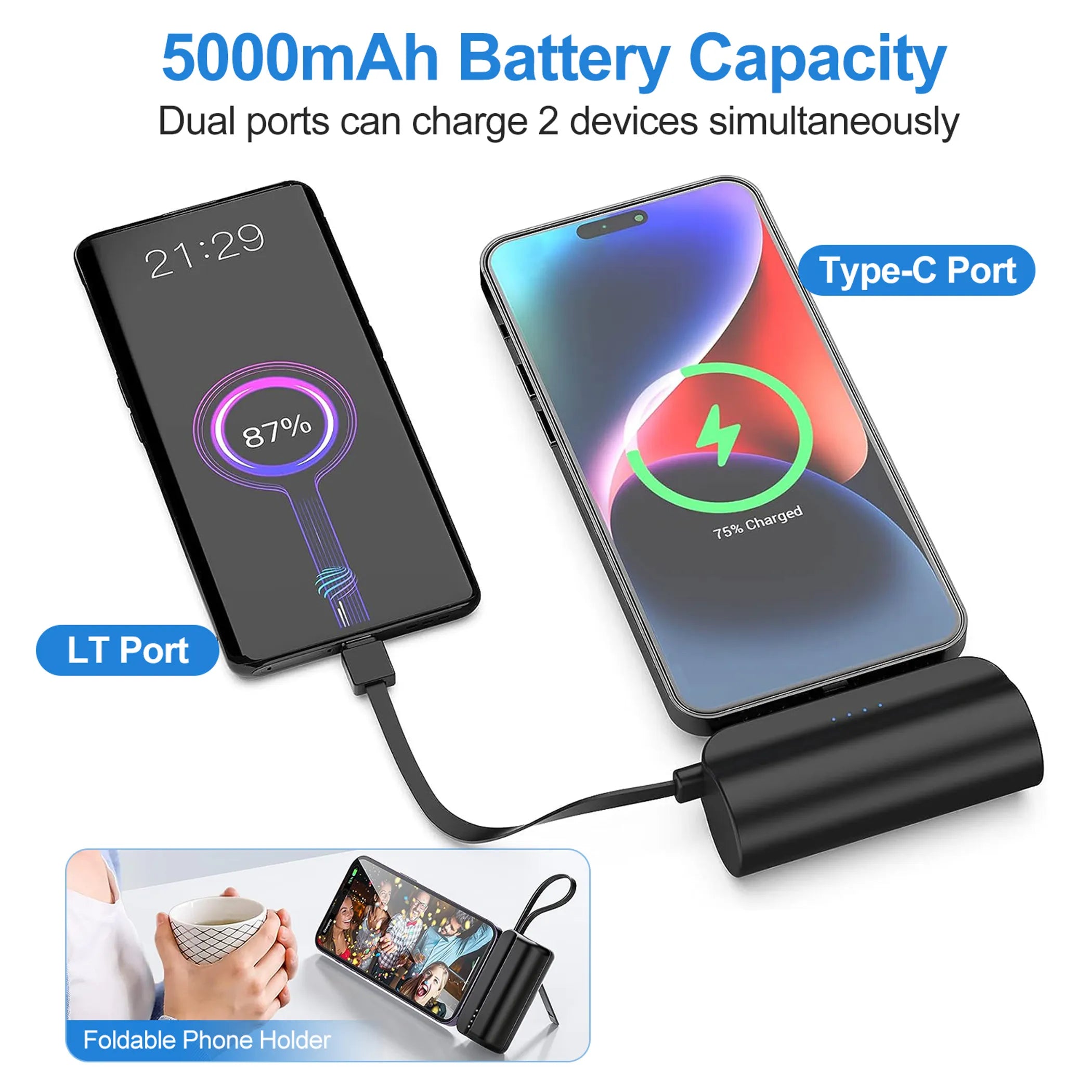 5000mAh Portable Phone Charger Linx Group