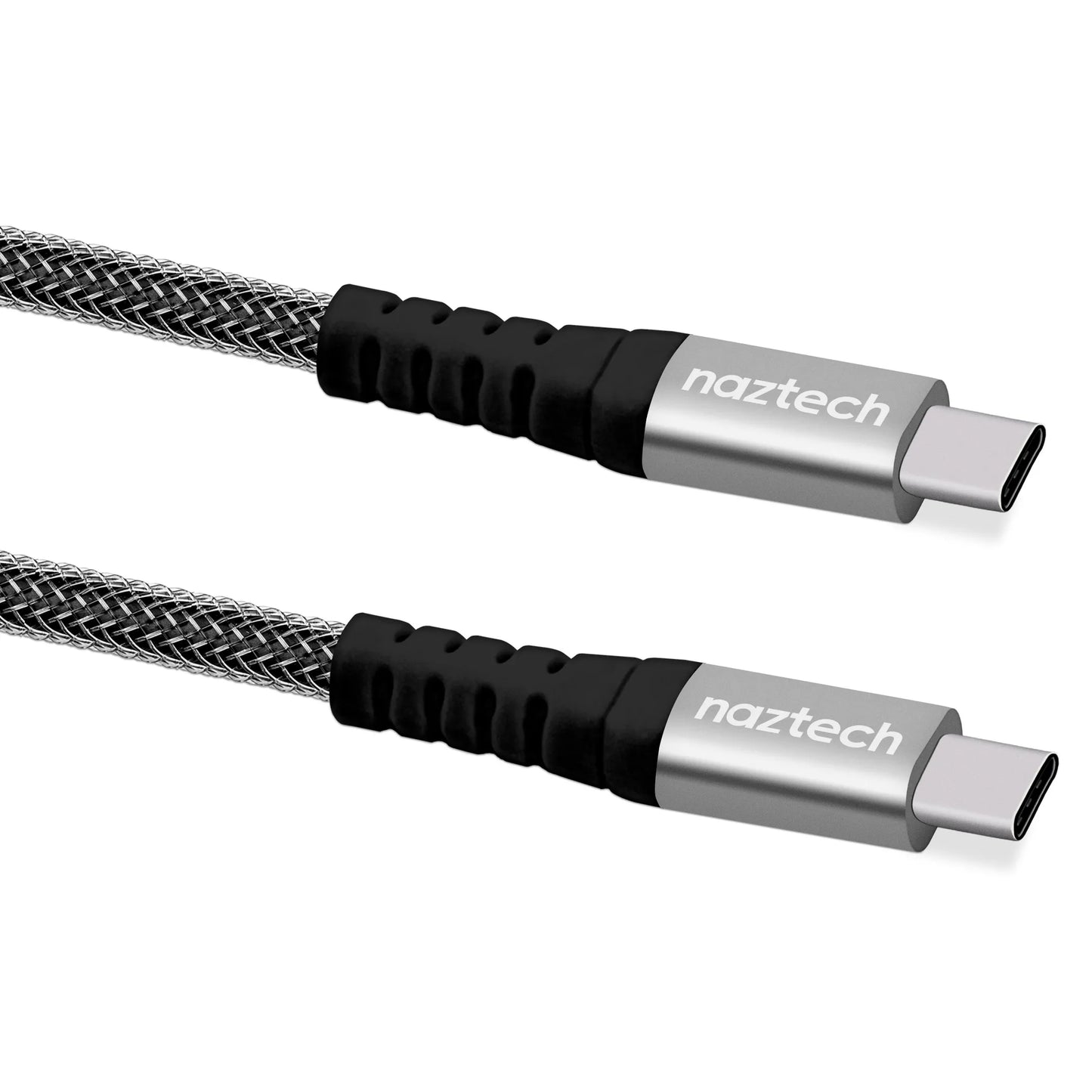 Naztech 4ft USB-C to USB-C Braided Charge & Sync Cable Hypercel Corporation